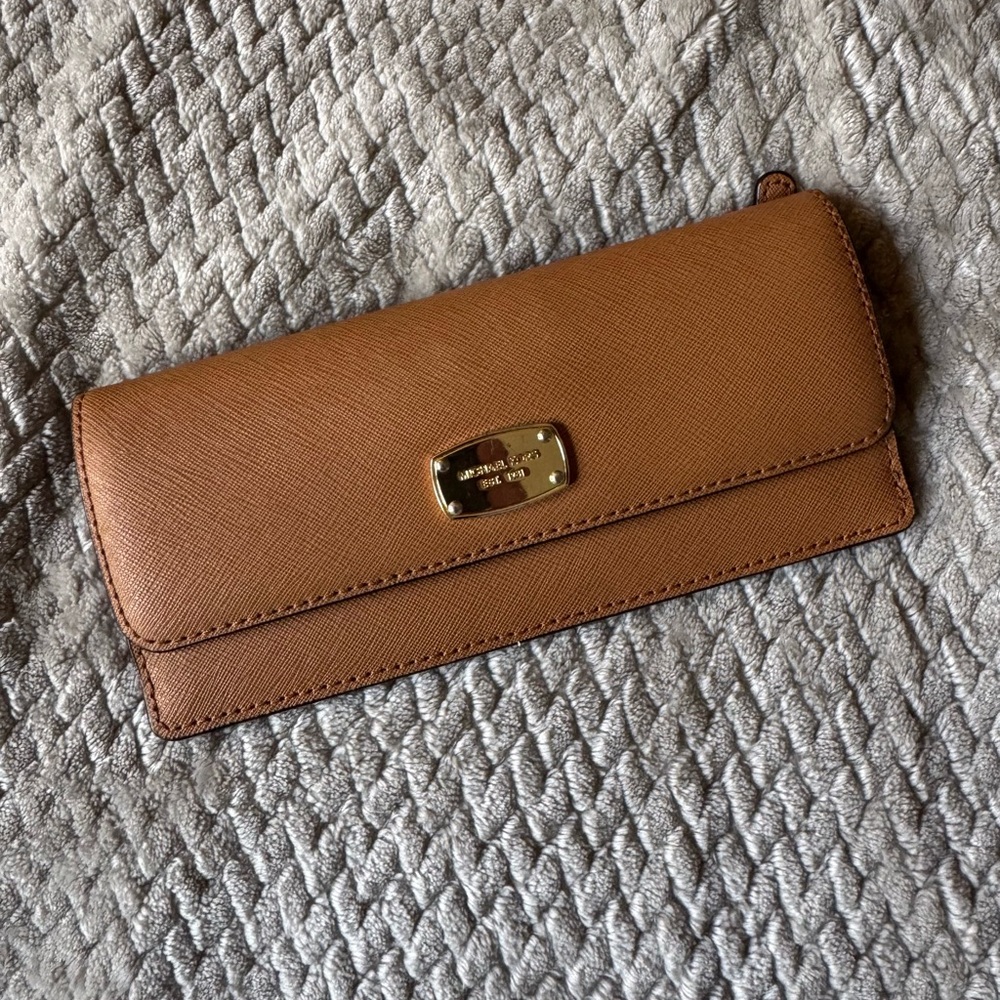 Michael Kors Tan Leather Wallet